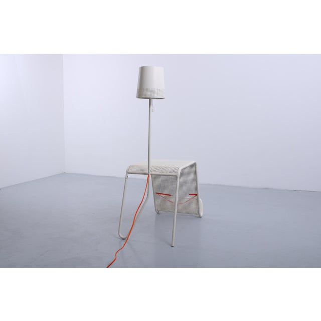 Metal Vintage Floor Lamp with Magazine Rack by Tomek Rygalik for Ikea For Sale - Image 7 of 18