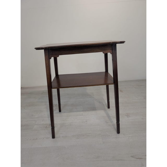 Antique Side Table in Mahogany For Sale - Image 5 of 12