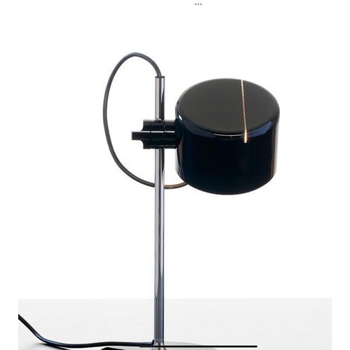 Set of Two Table Lamps model Mini Coupe designed by Joe Colombo. Table lamp giving direct light, lacquered metal base,...