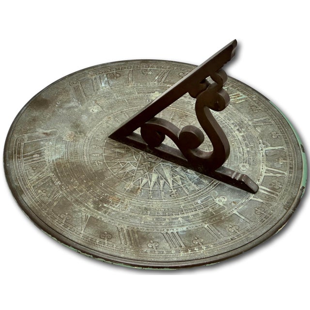 This Really is a Great Looking, Quite Rare & Unusual Antique Garden Sundial. Circa Very Early 1900s. LARGE SIZE -...
