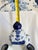2000 - 2009 Large Tulipiere Vase Blue & White Single Tier Delft Style Chinoiserie For Sale - Image 5 of 9