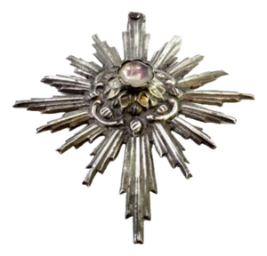Silver Radiance Revealed with Faux Clear Stone