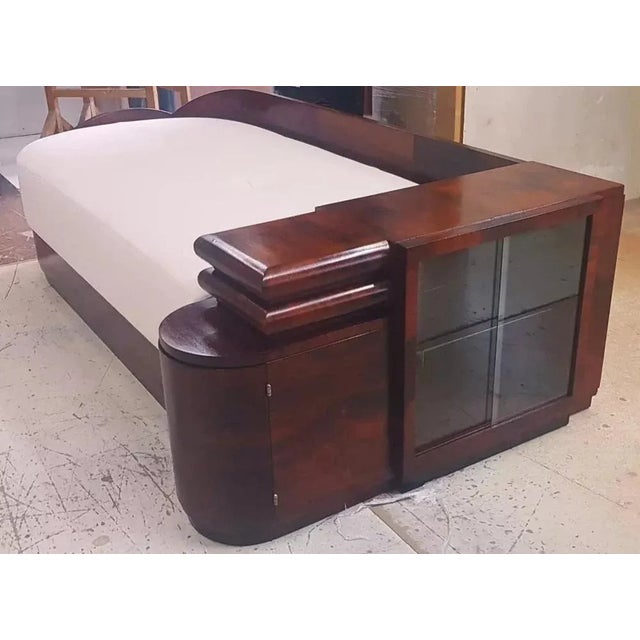 Art Deco Velvet Daybed For Sale - Image 10 of 11