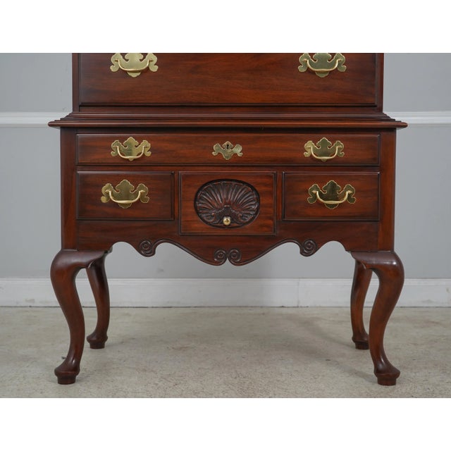 Henkel Harris 3 Piece Mahogany Queen Anne Highboy For Sale In Philadelphia - Image 6 of 13