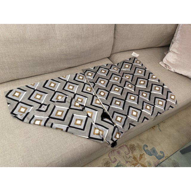 2020s Serena & Lily Diamond Pattern Pillow Covers, Pair For Sale - Image 5 of 12