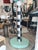 Wood Vintage Floor Lamp with Glass Shelves by Alessandro Mendini, Italy, 1970s For Sale - Image 7 of 9