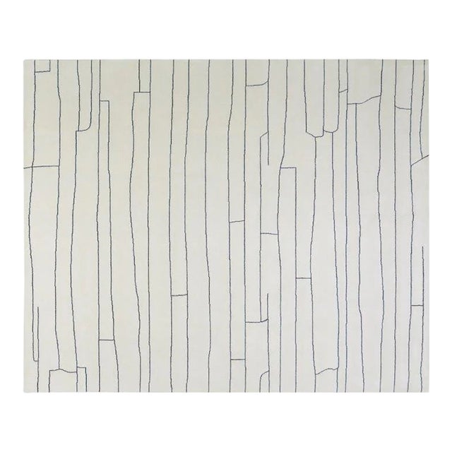 Moroccan Azilal Hand Knotted Wool Rug, 9'1 X 12' For Sale