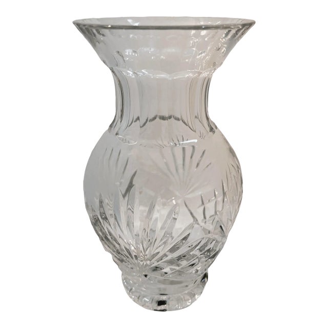 Mid 20th Century Rogaska Signed Crystal Vase For Sale