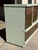 Professionally Refinished Mid Century Modern Walnut Dresser in Farrow & Ball "Verte De Terre" For Sale In Greensboro - Image 6 of 11