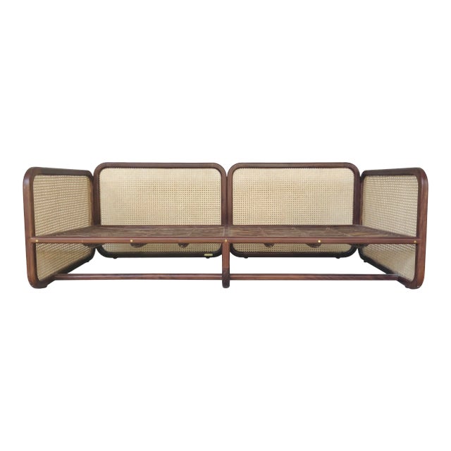 Jamie Durie for Baker / McGuire the Folde Rattan Sofa For Sale