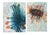 Elfi Schuselka (Austrian, b. 1940), Two Abstract Compositions, Acrylics on Paper, one signed verso, one stamped "Studio...
