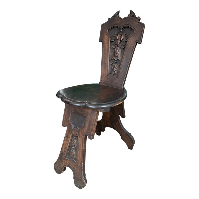 Late 19th Century Antique Hand Carved Chair Chairish