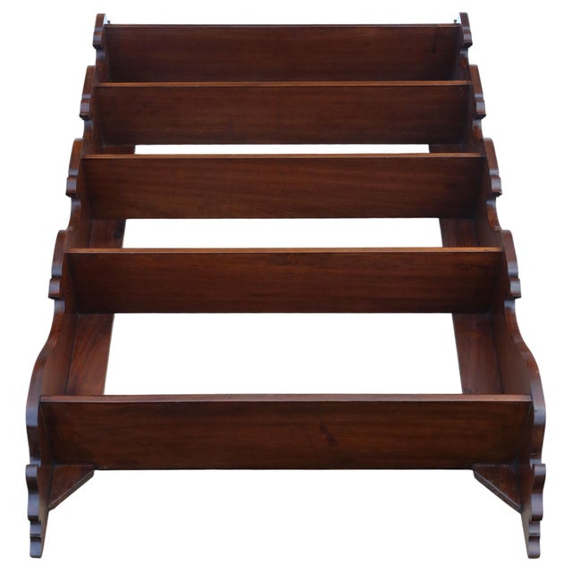Antique Mahogany Bookcase or Display Wall Shelves, 19th Century For Sale - Image 5 of 7