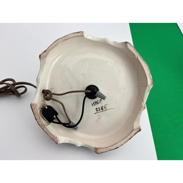 1950s Italian Flora & Fauna Lamp For Sale - Image 16 of 17