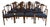 Antique Mahogany Shield Back Dining Chairs and Carvers, 1920, Set of 12 For Sale