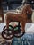 A beautiful piece of American Folk Art. Hand carved horse from late 1800's early 1900's. This was big for people could not...