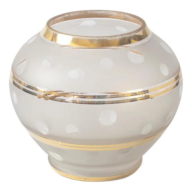 Vintage Marie Louise Glass Vase from De Rupel Boom, 1930s For Sale