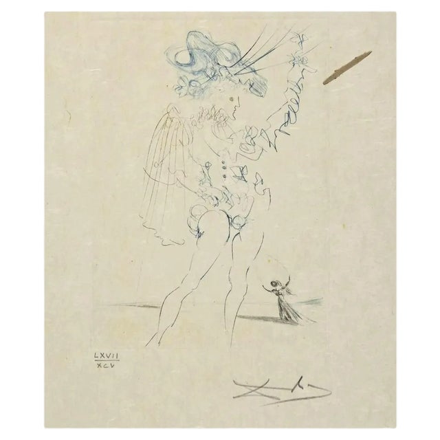 Salvador Dalí, Measure for Measure, Etching, 1968 For Sale