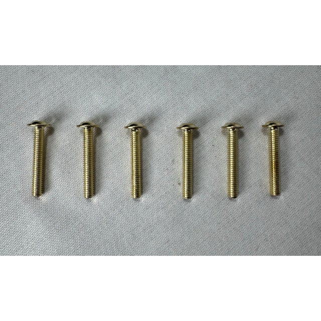 Vintage Figurative Snail Polished Solid Brass Cabinet Knobs, Set of 6 For Sale In Houston - Image 6 of 12