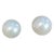 13 MM White South Sea Pearl Stud Earrings 14 Karat Yellow Gold pearls are clean with little bit blemishes .Approximately...
