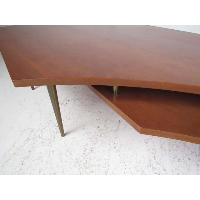 1960s Large Mid-Century Modern Coffee Table For Sale - Image 4 of 12