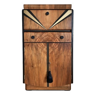 Vintage Art Deco Cocktail Cabinet, 1900s For Sale