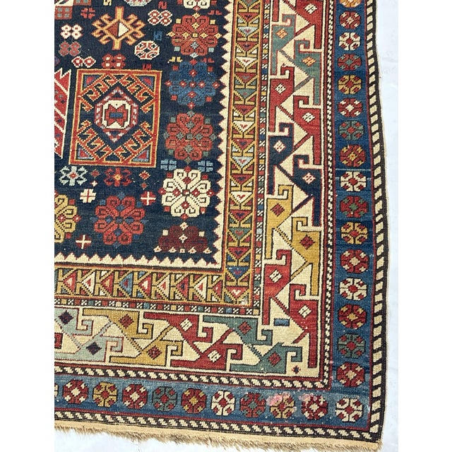 Antique Caucasian Shirvan Rug 4’ X 7’11” For Sale - Image 4 of 7
