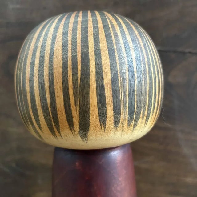 Wood Sosaku Kokeshi Doll by Yuji Kawase, Japan, 1960s For Sale - Image 7 of 9