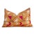 Glowing Rust Silk Phulkari Pillow For Sale