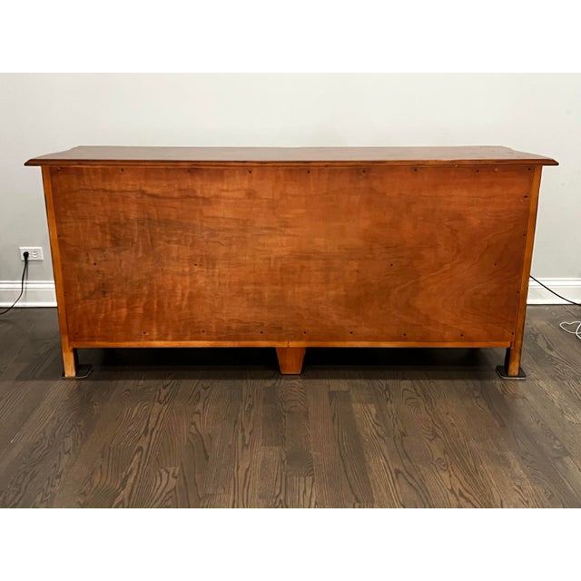 2000 - 2009 Habersham French Lyon Distressed Mahogany 2 Door 3 Drawer Server/Buffet/Sideboard For Sale - Image 5 of 6