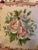 Rose Vintage Tapestry Floral Aubusson Wool Decorative Pillow With Tassels Trim Reversible to Solid Velvet 19” X 19” For Sale - Image 8 of 12