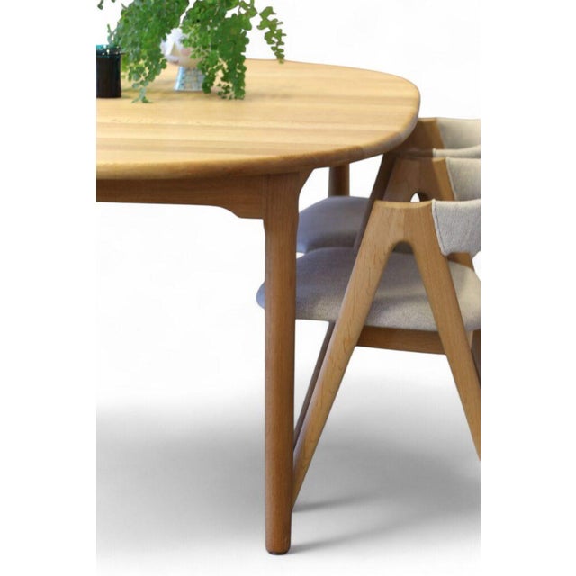 Dining Table in Oak with Extension Leaves by Kurt Østervig for Kp Møbler, 1960s For Sale - Image 15 of 18