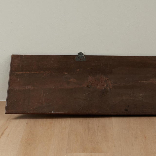 Antique English Sailing Ship Half Hull Model For Sale - Image 9 of 9
