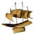 Mid-Century Handcrafted Horn Ship For Sale