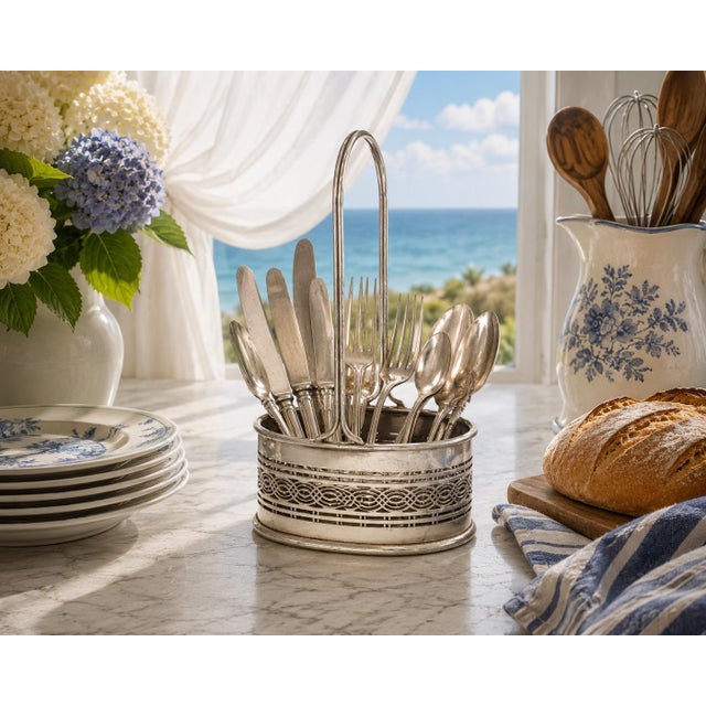 A refined early 20th century silverplate basket retailed by Harrods of London and bearing the Hulkin & Heath mark, the...