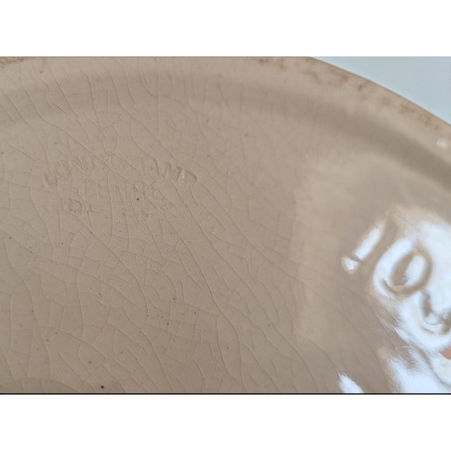 19th Century Art Nouveau Earthenware Cachepot from Longchamp, 1890s For Sale - Image 11 of 12