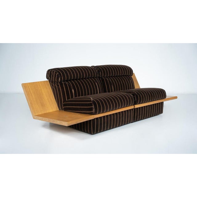 Large Modular Sofa with Integrated Side Tables, Italy, 1970s For Sale - Image 3 of 13