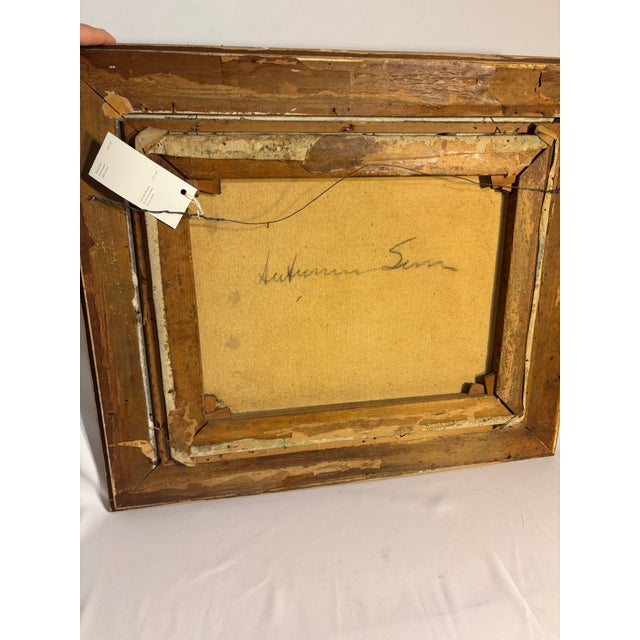 Impressionist 1910s Charming Autumn Landscape by Louis Mayer, Framed For Sale - Image 3 of 3