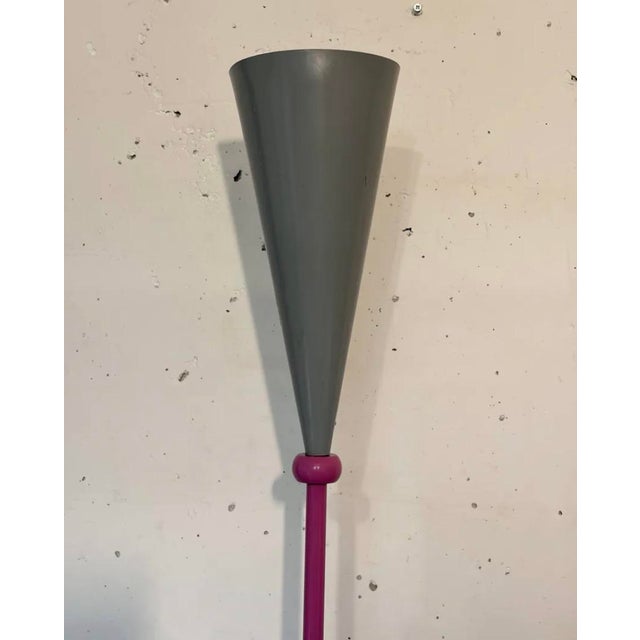 Floor lamp circa 1980. Good condition. No oxidation. This piece has an attribution mark, I am sure that it is completely...