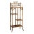 French Tortoiseshell Bamboo & Lacquer Chinoiserie Bookcase Etagere For Sale