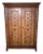 German Neo-Gothic Painted and Carved Wardrobe, 1880 For Sale