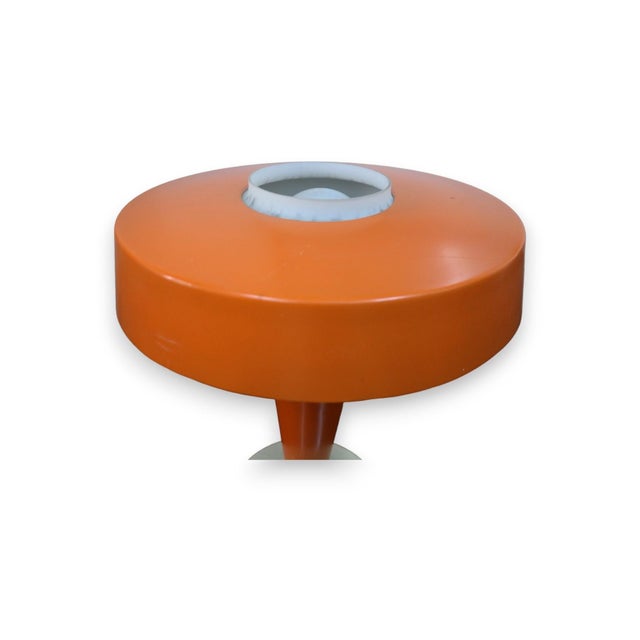 Vintage Orange Table Lamps, Set of 2 For Sale - Image 6 of 8