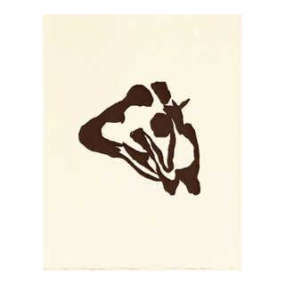 1982 Jean Arp Woodcut Untitled C15 For Sale