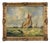 Albert Hess, Sailboats on a Rough Sea, 1950s, Canvas For Sale