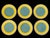 Postmodern Beala by Villeroy & Boch Chop, Buffet or Serving Plates Set of 6 For Sale - Image 3 of 5