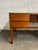 Brown Danish Teak Mid Century Modern Desk With Bookshelf Back 1960s For Sale - Image 8 of 9