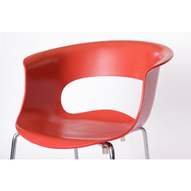 Italian Stackable Dining Chairs, 2000s, Set of 4 For Sale - Image 6 of 11