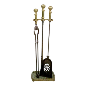 Antique Fireplace Tool Set