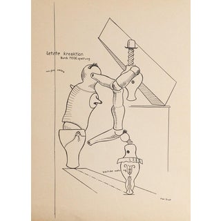 Fiat Modes - Pereat Ars Dada Artwork Print by Max Ernst, 1970s For Sale