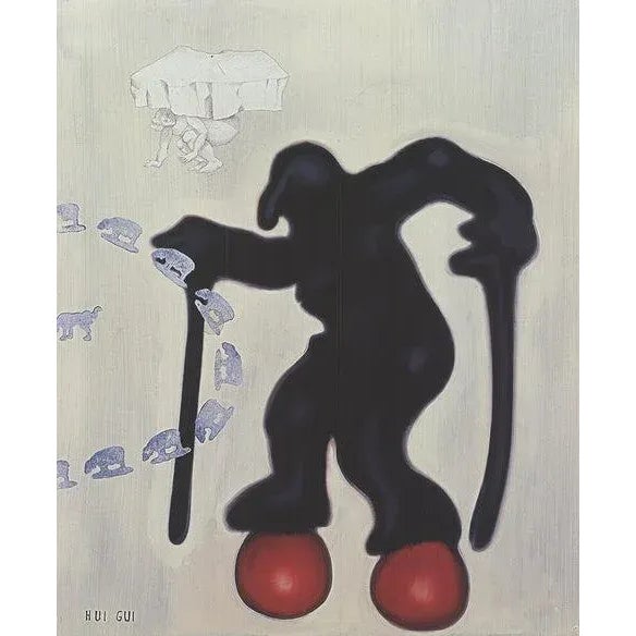 Contemporary JORG IMMENDORF Untitled (Hui Gui), 1995 - Signed For Sale - Image 3 of 5